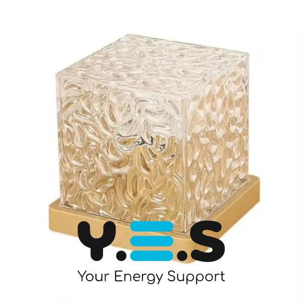 Настільний RGB світильник-нічник USB з проекцією хвиль «ефект води» та пультом ДК