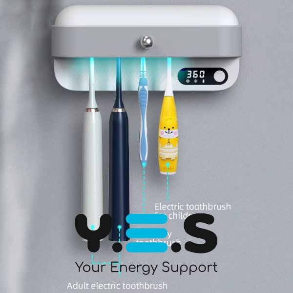 Тримач для зубних щіток з УФ-стерилізацією, дезінфікуюча UV-стойка Toothbrush rack