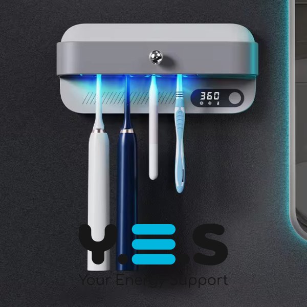 Тримач для зубних щіток з УФ-стерилізацією, дезінфікуюча UV-стойка Toothbrush rack