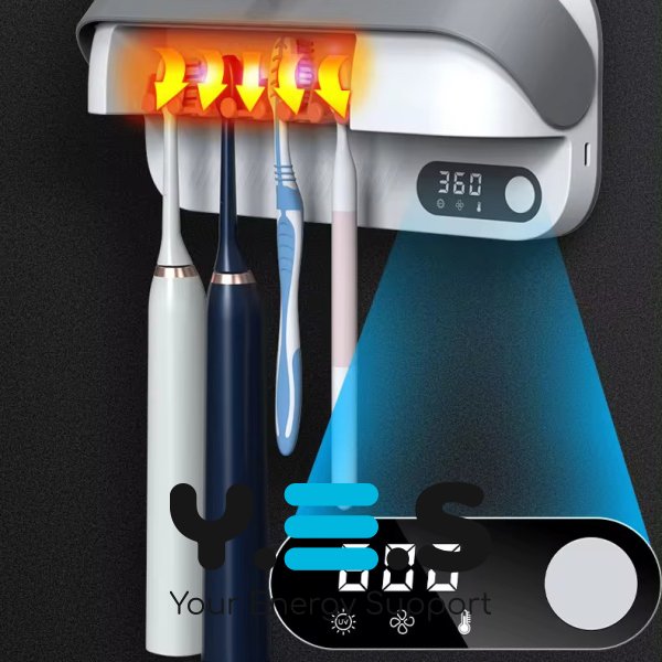 Тримач для зубних щіток з УФ-стерилізацією, дезінфікуюча UV-стойка Toothbrush rack