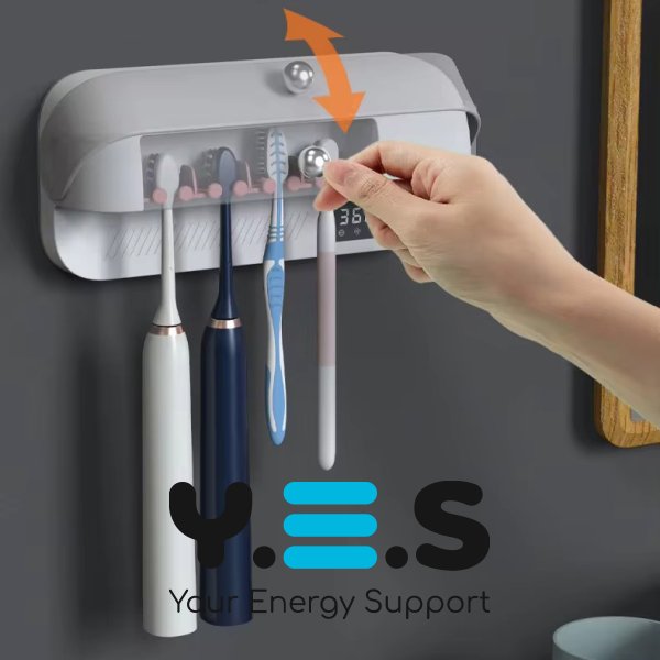 Тримач для зубних щіток з УФ-стерилізацією, дезінфікуюча UV-стойка Toothbrush rack