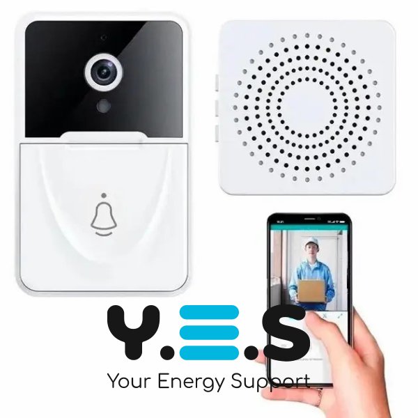 Бездротовий Wi‑Fi відеодзвінок Doorbell X9 з камерою, датчиком руху та домофоном