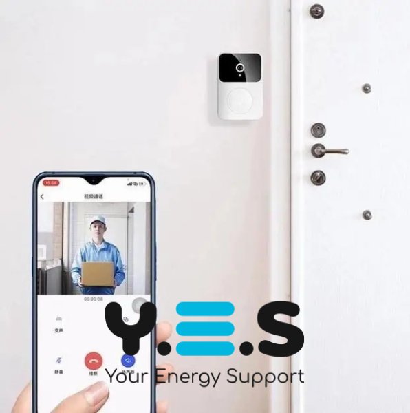 Бездротовий Wi‑Fi відеодзвінок Doorbell X9 з камерою, датчиком руху та домофоном