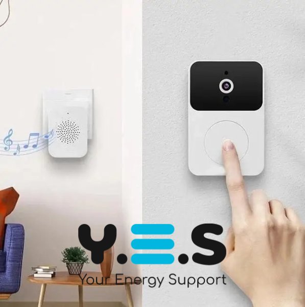 Бездротовий Wi‑Fi відеодзвінок Doorbell X9 з камерою, датчиком руху та домофоном