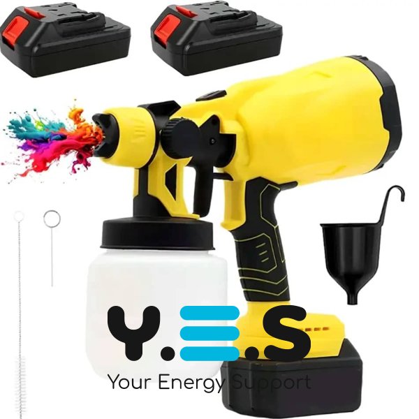 Акумуляторний електрокраскопульт JK-SG1 24V, 2 акумулятори, регулювання ширини розпилу