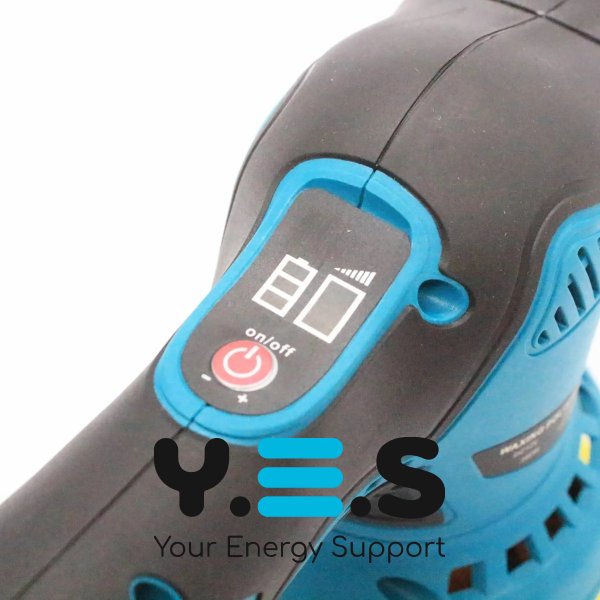 Бездротова полірувальна машинка YK49: акумуляторна ручна з насадками для шліфування й полірування