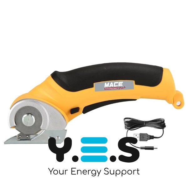 Акумуляторний міні різак MACE Plus: електроножиці-ніж для тканин, шкіри та ковроліну