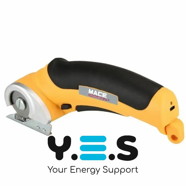 Акумуляторний міні різак MACE Plus: електроножиці-ніж для тканин, шкіри та ковроліну