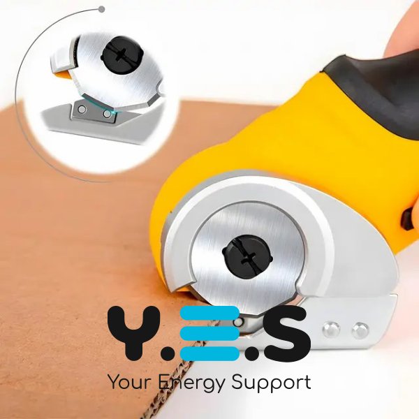 Акумуляторний міні різак MACE Plus: електроножиці-ніж для тканин, шкіри та ковроліну