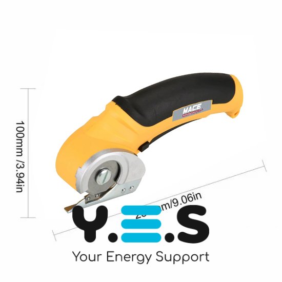 Акумуляторний міні різак MACE Plus: електроножиці-ніж для тканин, шкіри та ковроліну