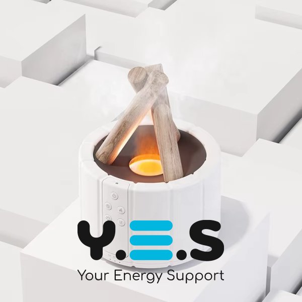 Зволожувач-дифузор Flame Light з ефектом полум’я, підсвічуванням і пультом LY-651