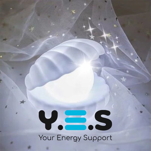 Нічник-черепашка Perl Light з перлиною, LED настільний бездротовий світильник з USB-зарядкою