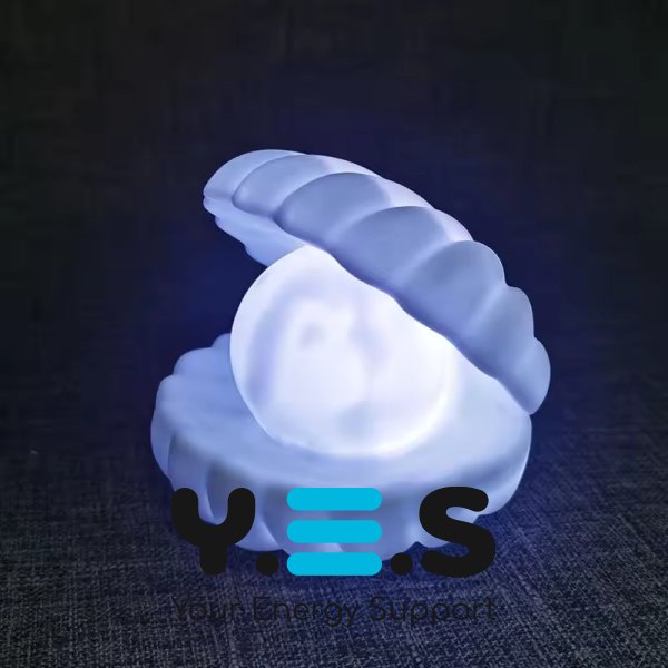 Нічник-черепашка Perl Light з перлиною, LED настільний бездротовий світильник з USB-зарядкою