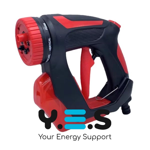 Пістолет-насадка на шланг Hydro Handle з піноутворювачем і бачком для мийних засобів, авто/прибирання