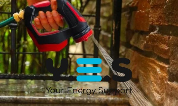 Пістолет-насадка на шланг Hydro Handle з піноутворювачем і бачком для мийних засобів, авто/прибирання