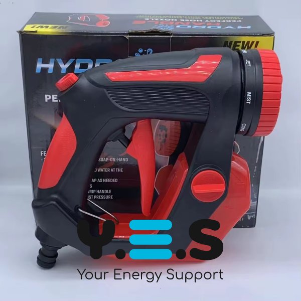 Пістолет-насадка на шланг Hydro Handle з піноутворювачем і бачком для мийних засобів, авто/прибирання