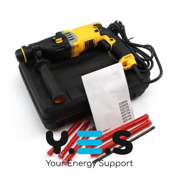 Професійний електроперфоратор у кейсі для свердління бетону та ударного буріння