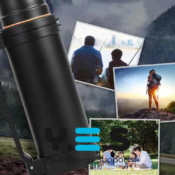 Туристичний термос DayDays A250 з нержавіючої сталі 2,5 л, вакуумна кришка, ручка для перенесення