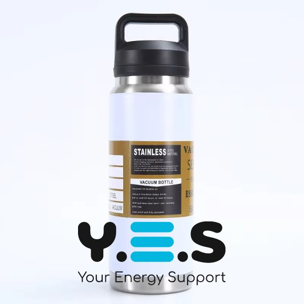 Туристичний термос Vacuum Flask 970 1400 мл з чашкою, нержавіюча сталь