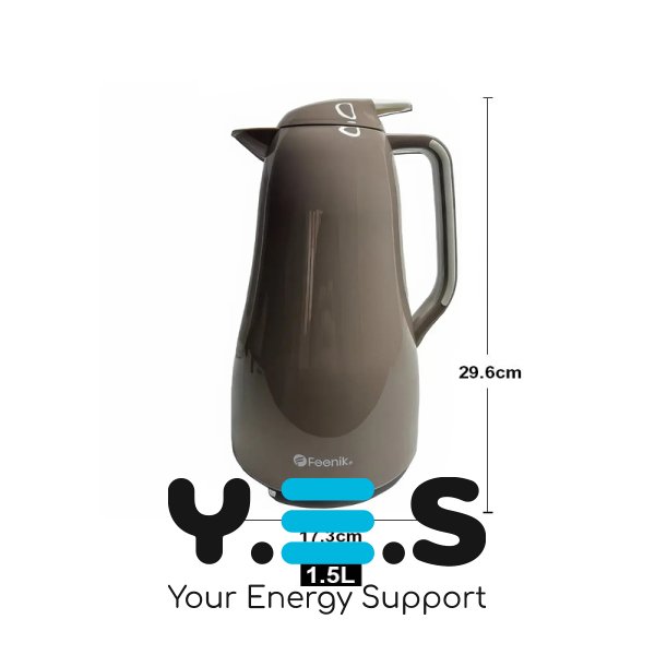 Термос-глечик Feenik DK-150 (графин), протиковзке покриття, 1,5 л