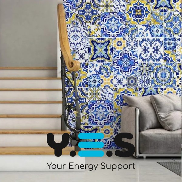 Самоклеюча кухонна плівка «Орнамент» 60×200 см для будь-яких поверхонь, східний візерунок