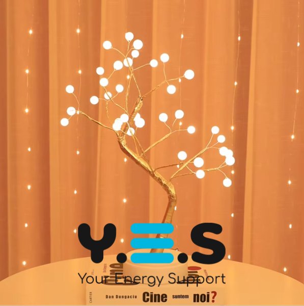 LED нічник-світильник «Bonsai Tree» — настільна декоративна лампа-дерево