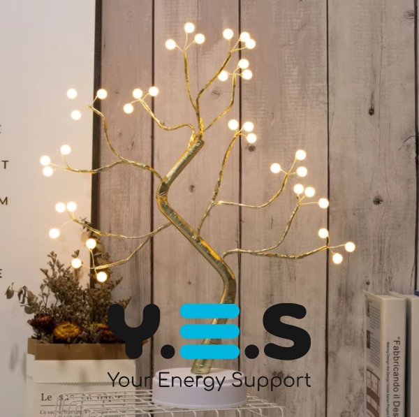 LED нічник-світильник «Bonsai Tree» — настільна декоративна лампа-дерево