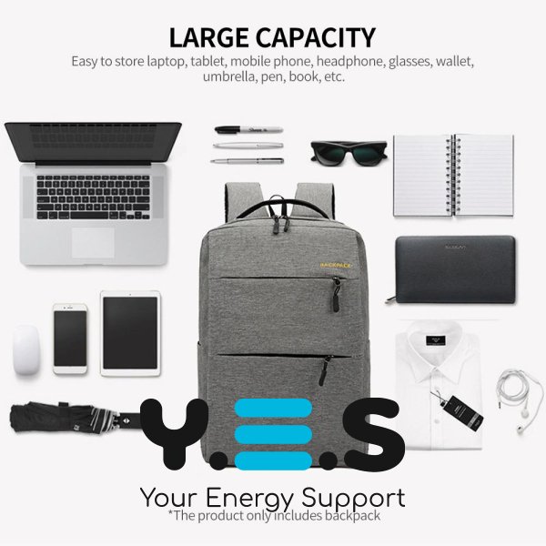 Міський рюкзак Backpack 3в1: місткий для ноутбука + сумка та гаманець