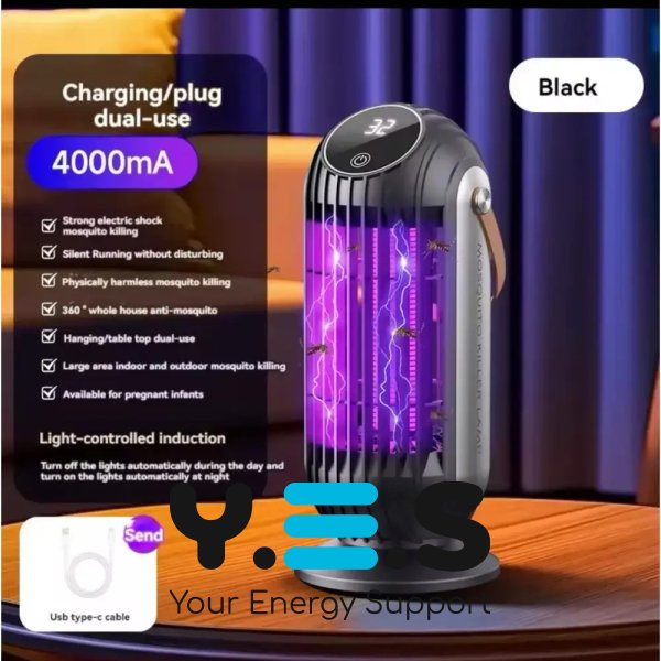 УФ-лампа Mosquito Killer від комарів з дисплеєм: пастка для комах і розрядна сітка