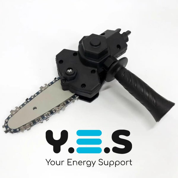 Ланцюгова насадка‑пила 4" для дриля/шуруповерта — універсальний адаптер для різання деревини