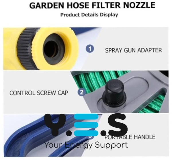 Гнучкий розтяжний шланг Garden Hose 10 м для саду й городу, універсальне підключення