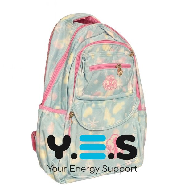 Шкільний рюкзак для дівчинки «Принцеса» 43×20×31 см, яскраво-рожевий портфель NA 3