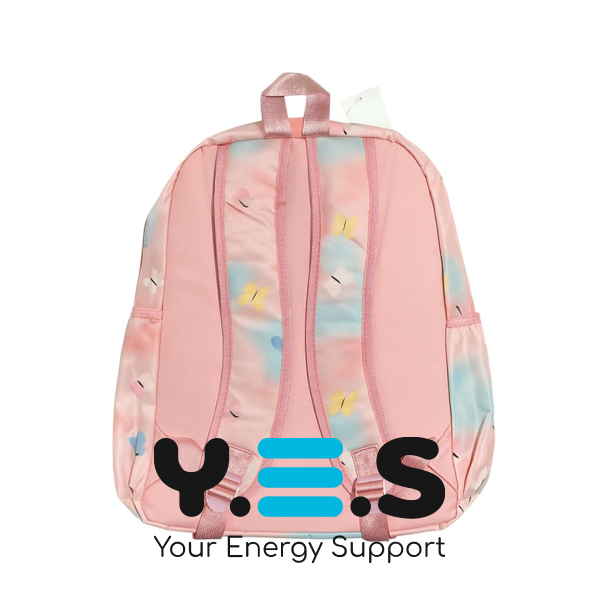 Дитячий шкільний рюкзак-портфель Rainbow NA-4 для дівчаток, рожевий, веселка