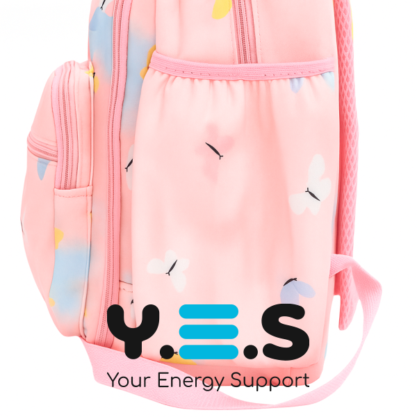 Дитячий шкільний рюкзак-портфель Rainbow NA-4 для дівчаток, рожевий, веселка