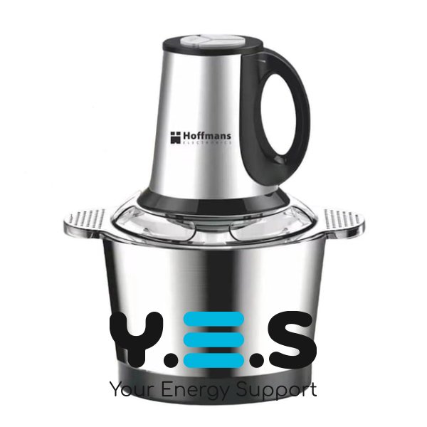 Електричний чоппер Hoffmans Electronics HM-8829 1800Вт, металева чаша 3,5 л, універсальний подрібнювач