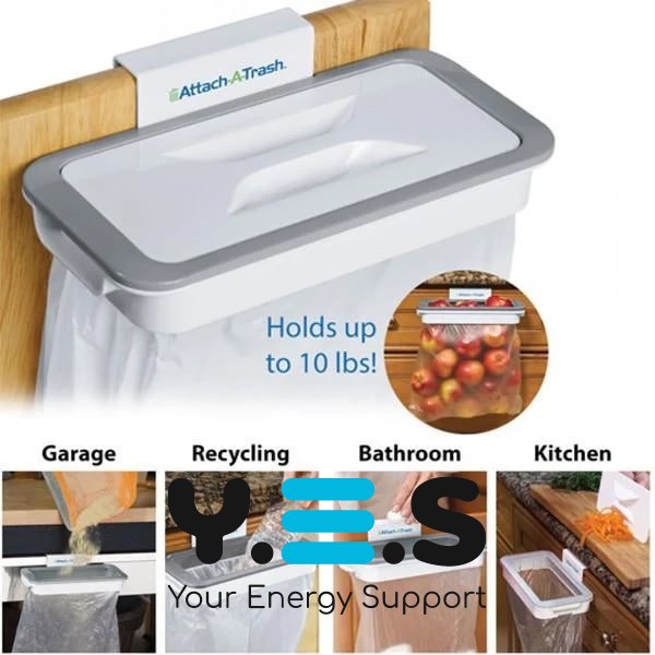 Підвісний тримач для сміттєвих пакетів Attach-A-Trash — навісний каркас для пакета