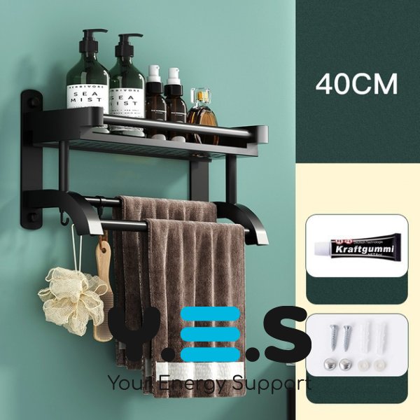 Полиця у ванну з нержавіючої сталі 105×20×22 см для рушників і аксесуарів