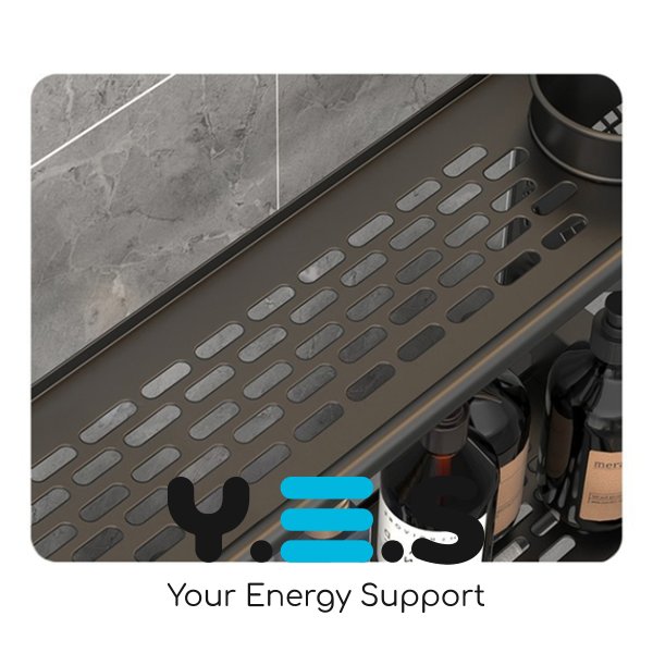 Полиця у ванну з нержавіючої сталі 105×20×22 см для рушників і аксесуарів