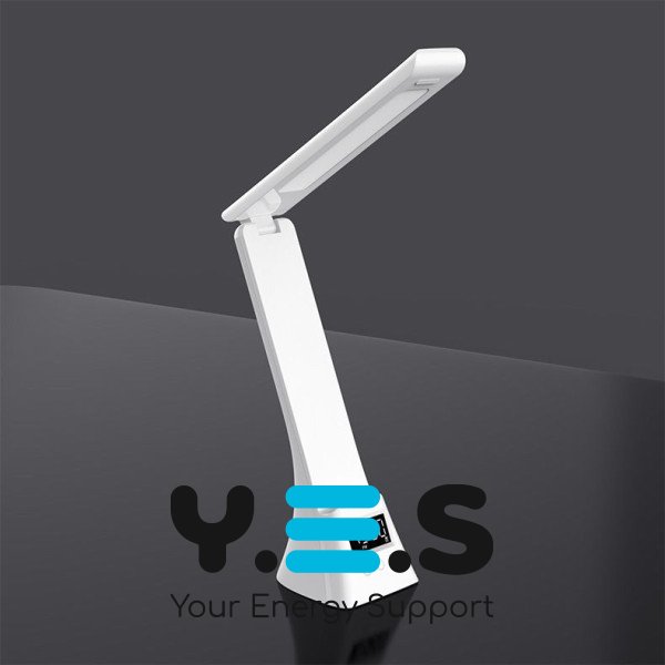 LED настільна смарт-лампа BDA-2088/TYV-2088, квадратна, з бездротовою та дротовою зарядкою