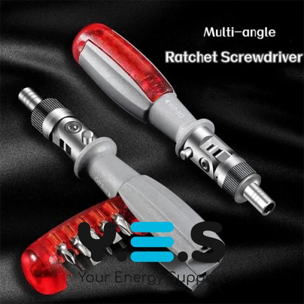 Кутова викрутка-тріскачка 11-в-1 (храповий механізм), багатофункціональна