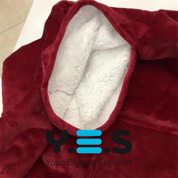 Плед-худі 3-в-1 унісекс Huggle Hoodie Blanket: тепла толстовка з капюшоном і рукавами, ковдра-халат