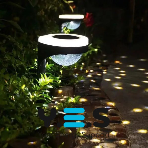 Садовий світильник на сонячній панелі 18WW (сонячна батарея)