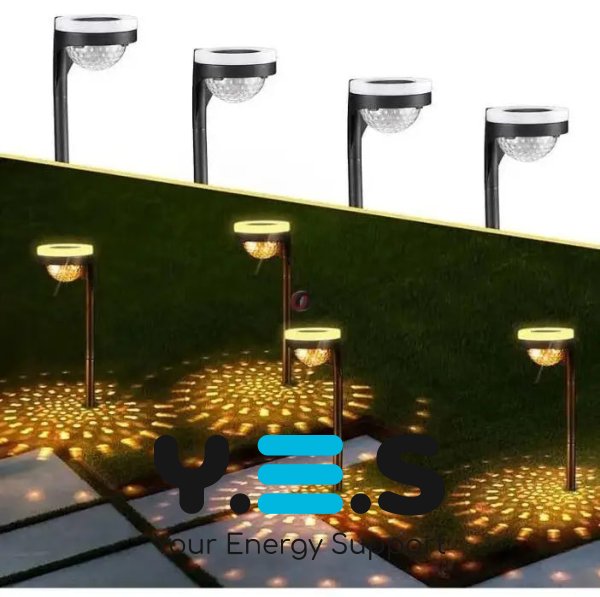 Садовий світильник на сонячній панелі 18WW (сонячна батарея)