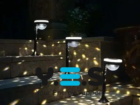 Садовий світильник на сонячній панелі 18WW (сонячна батарея)