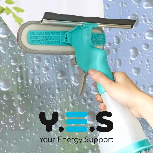 Щітка для миття вікон 3в1 з насадками 0511/003T для скла та гладких поверхонь