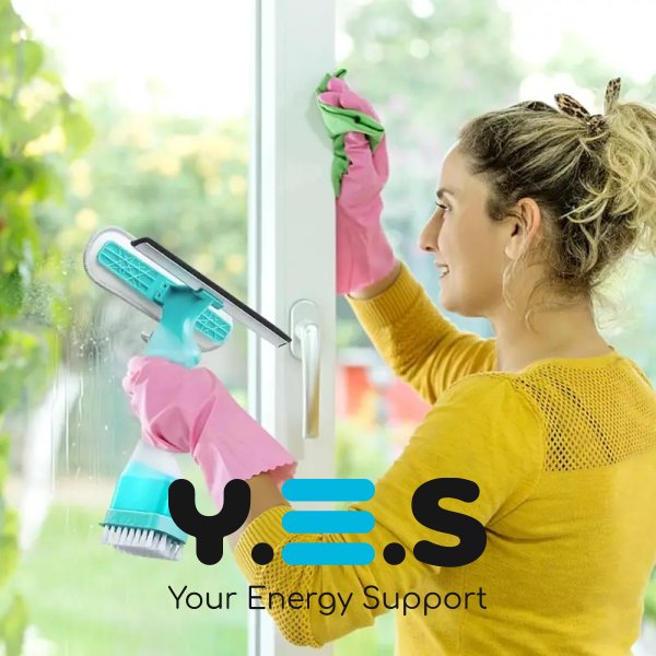 Щітка для миття вікон 3в1 з насадками 0511/003T для скла та гладких поверхонь