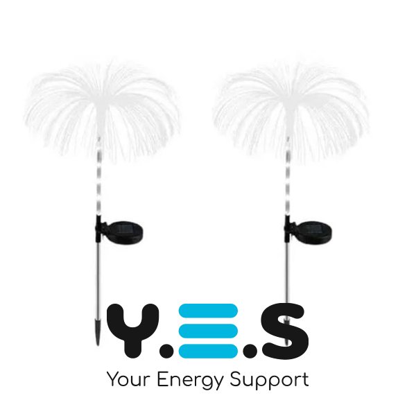 Садовий декоративний світильник-фонтан на сонячній батареї для доріжок і саду