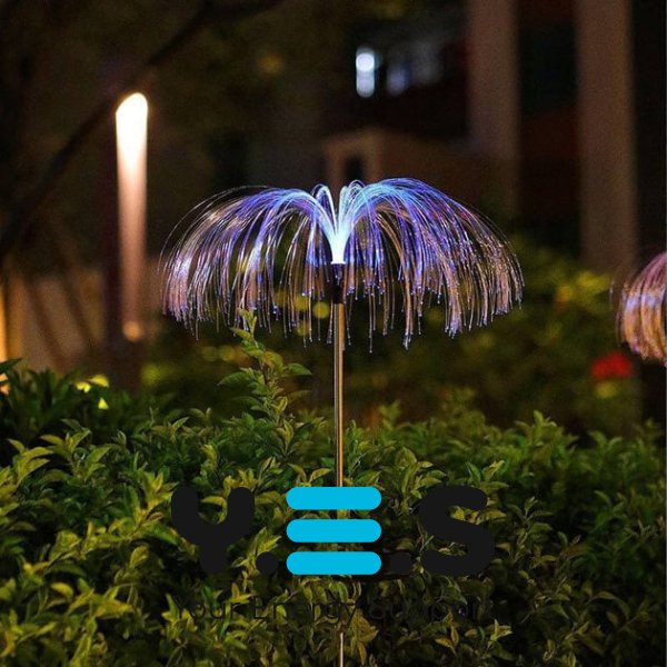 Садовий декоративний світильник-фонтан на сонячній батареї для доріжок і саду