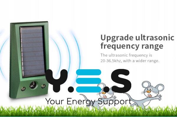 Сонячний ультразвуковий відлякувач тварин на батареї — захист двору та саду