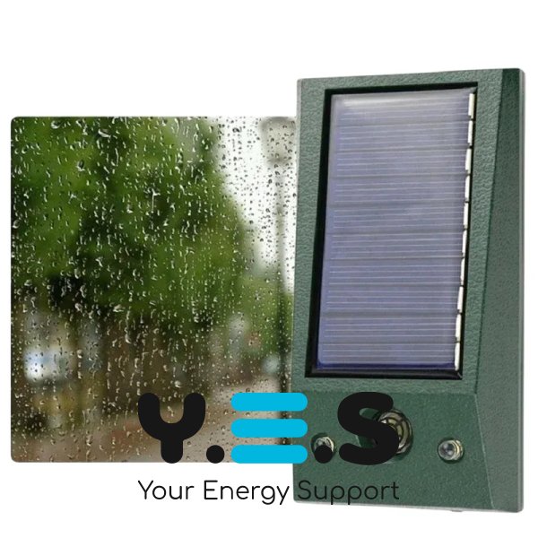 Сонячний ультразвуковий відлякувач тварин на батареї — захист двору та саду